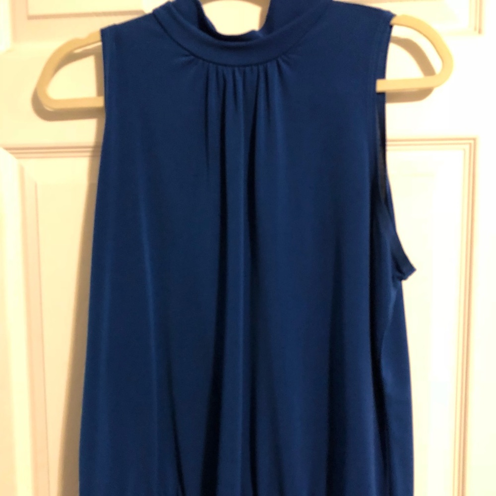 Blue tank